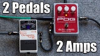 Royal Blood Bass Effects with 2 Pedals and 2 Amps