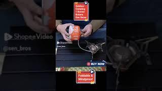FOLDABLE CAMPING BUTANE GAS STOVE 1 BURNER