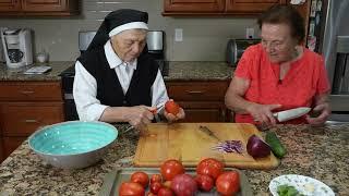 Italian Grandma Makes Tomato Salad with Bread - PANZANELLA