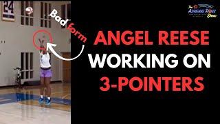 BAD FORM: Breaking Down Angel Reese's 3-POINT Shooting Workout