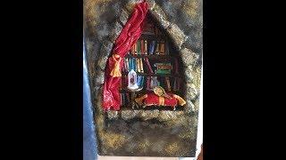 Ilene McInnes Mixed Media Art "Altered book"  *Not a Tutorial*