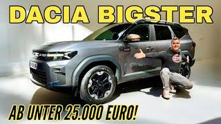 DACIA BIGSTER: Das ist der XL-Duster als Extreme 4x4! | Check | Preis | 2025