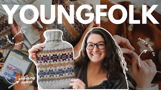 Knitting A Hot Water Bottle Cover Start To Finish | Maxine Colorwork | YoungFolk Knits