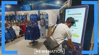 Reverse ATMs increasing as stores move to cashless society | Morning in America