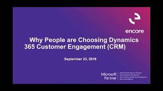 Why People are Choosing Dynamics 365 Customer Engagement