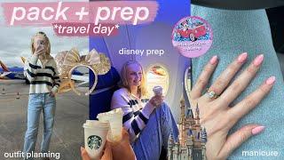 PACK + PREP with me for disneyland + NP school graduation ️ | outfits, packing tips, + manicure