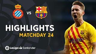 Highlights RCD Espanyol vs FC Barcelona (2-2)