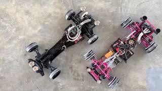 3Racing Drift Chassis Sakura D5S vs D4 by Xeon Drift Team