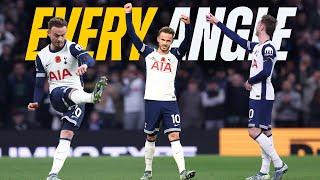 Maddison Magic! Every angle of stunning free kick | Tottenham Hotspur 4-1 Aston Villa