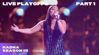 RADHA: "Dusk Till Dawn" (The Voice Season 15 LIVE Playoffs) PART 1