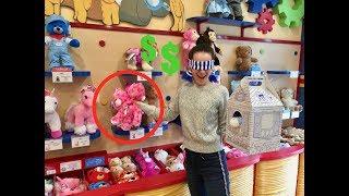 Buying EVERYTHING I Touch! BUILD A BEAR CHALLENGE!