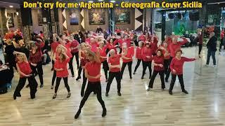 Don't Cry For Me Argentina - Coreografia Cover Sicilia Ballo di Gruppo 2025 - Segue Video di Spalle