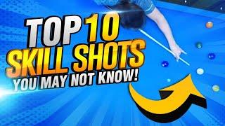 Top Ten Skill Shots You May Not Know - Featuring a New Shot by Mike Massey + Bonus Shots!