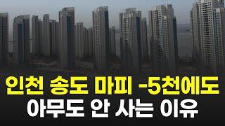 인천 송도 신축 아파트 마피 -5천만원, 분양가 보다 저렴해도 아무도 안 사는 이유ㅣ송도국제도시 마이너스 프리미엄 붙은 아파트 부동산