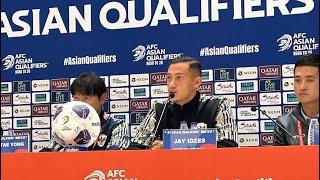 Timnas Konferensi Pers Jelang Lawan Arab Saudi • BANG JAY KAMI TAK GENTAR