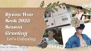 UNBOXING BYEON WOO SEOK 2025 SEASON GREETING RAW | #byeonwooseok