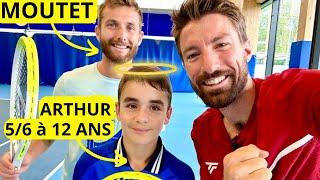 Corentin Moutet s'entraine avec le N°1 Français des 12 ans (5/6)