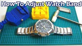 How To Adjust Resize Your Watch Band By Removing Links