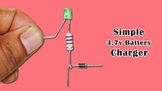 3.7v Lithium Battery Charger Circuit | Very Easy