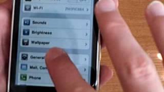 Accessibility Features - iPhone 3GS