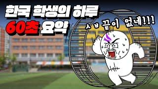 ㄹㅇ 눙물이... K-학생의 하루 60초 요약 I 입시덕후