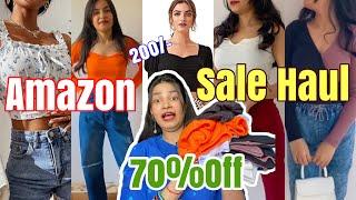 *HUGE* AMAZON SALE HAUL || Amazon Trendy Tops Haul || Incredible Isha12