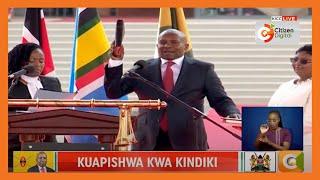 BREAKING: Prof. Kithure Kindiki sworn-in as the third Deputy President of the Republic of Kenya