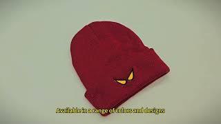 Multi-color Knit Hat, Chunky Cuffed Beanie Toque, Wholesale Knit Cap Suppliers from China