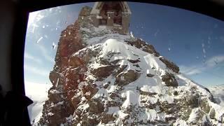 Klein Matterhorn Seilbahn Cable Car in Zermatt GoPro