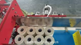 Empaquetadora semiautomática del rollo de papel higiénico