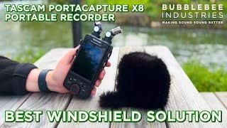 Tascam Portacapture X8: The Best Windshield - The Windkiller SE from Bubblebee Industries