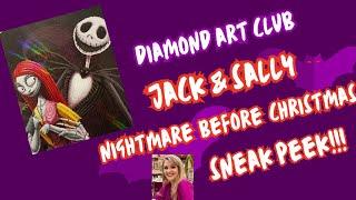 A Diamond Art Club Sneak Peek! Jack & Sally! Nightmare Before Christmas!!