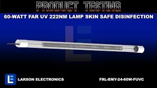 60-Watt Far UV 222nm Lamp, 24" Bulb, 12,000uW Output Far UVC, Skin Safe Disinfection