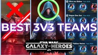 40 BEST 3v3 Teams in SWGOH (No Galactic Legends/Conquest Characters)