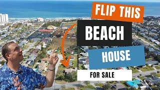 Florida Beachside Home For Sale | Listed Under Value | Flip This Beach House | Ormond Beach Home