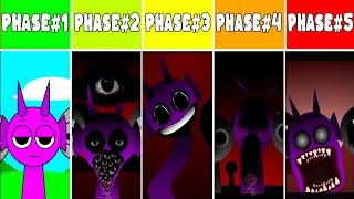 Phase 1 VS Phase 2 VS Phase 3 VS Phase 4 VS Phase 5 in Incredibox Sprunki !