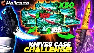 BEST DEALS KNIVES CHALLANGE ON HELLCASE !! ?! ! HELLCASE PROMO CODE 2025 ! HELLCASE CASE OPENING !