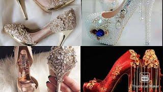 Bridal Shoes Design  - bridal sandals high heels / low heels - wedding bridal shoes in pakistan -