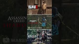 AC Shadows vs RDR2 vs Ghost of Tsushima | Ladder Physics