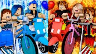 ROBLOX Brookhaven RP - FUNNY MOMENTS: Fire Peter and ICE Family All Season