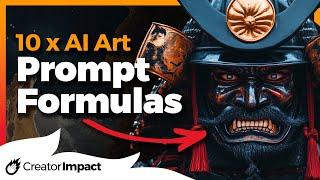 10 Simple & Effective AI Art & Midjourney Prompt Formulas