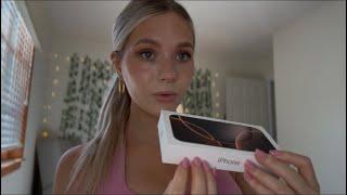 Trying ASMR on My New iPhone (Cupped Whispering, Camera Tapping, Mouth Sounds, Brushing)