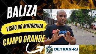 Baliza perfeita passo a passo com visão do motorista em Campo Grande RJ - Atualizado DETRAN RJ