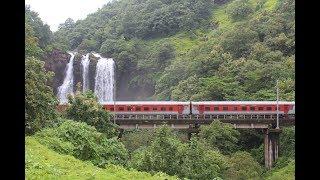 MONSOON TRAIN JOURNEY THROUGH BEAUTIFUL KONKAN RAILWAY