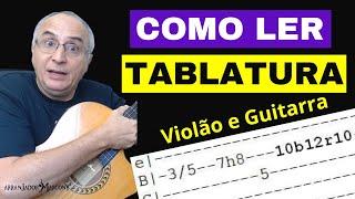 Aprenda ler tablatura de violão e guitarra da Forma correta com todos os Símbolos mais Usados