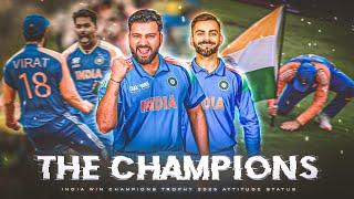 India win icc champions trophy 2025 whatsapp status | india vs newzealand final match status| CT2025