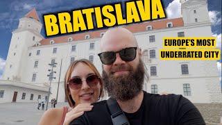 First time in BRATISLAVA, Slovakia!(Trying Traditional Slovak Food)