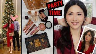 SOFT GLAM END YEAR PARTY | PRIVATE EVENT GRWM 16 HR PROOF with Charlotte Tilbury Dreams | CHARIS️