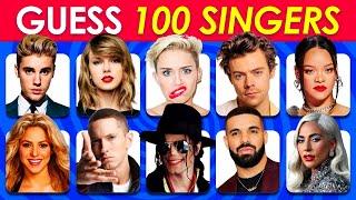 Can You Guess The Singer in 3 Seconds? 100 Famous Singers 