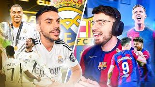 ¿QUÉ PLANTILLA ES MEJOR? REAL MADRID vs BARCELONA 24/25 - DjMaRiiO vs LA COBRA